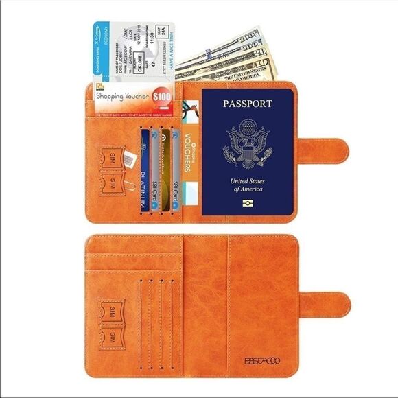 - Passport Holder Cover Wallet RFID - Picture 13 of 16